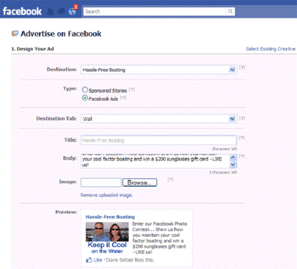 facebook ad set up