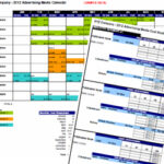 Advertising media plan template